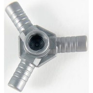 Lego zbraň, stříbrná (50018a FLAT SILVER)